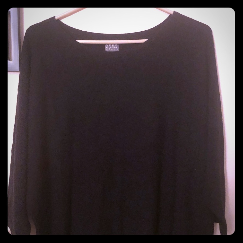 Dolman sleeve sweater